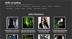 Desktop Screenshot of gothiclolita.gothicarts.org