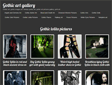 Tablet Screenshot of gothiclolita.gothicarts.org