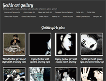 Tablet Screenshot of girls.gothicarts.org