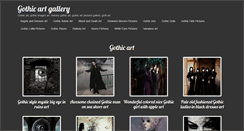 Desktop Screenshot of gothicart.gothicarts.org