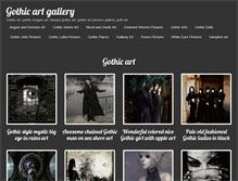 Tablet Screenshot of gothicart.gothicarts.org