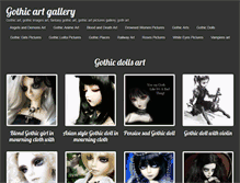 Tablet Screenshot of dolls.gothicarts.org