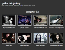 Tablet Screenshot of gothicarts.org