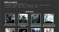 Desktop Screenshot of gothicplaces.gothicarts.org