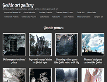 Tablet Screenshot of gothicplaces.gothicarts.org