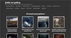 Desktop Screenshot of drownedwoman.gothicarts.org